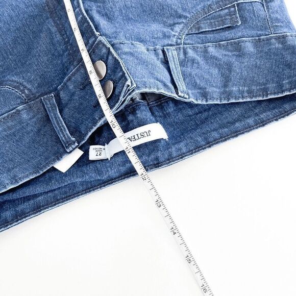 JustFab Womens Classic Denim High Rise Skinny Jeans Stretch Blue Size 27 - Picture 9 of 9